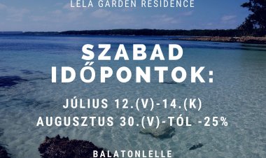 Lela Garden Residence Apartman Balatonlelle