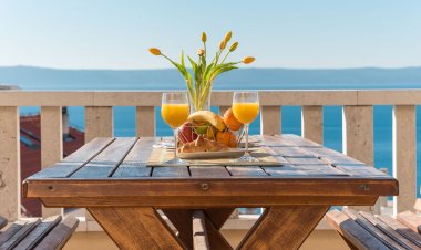 Apartment Azure Pool Makarska Horvátország