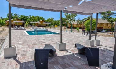 Camp Glamping full comfort tents Biograd Horvátország