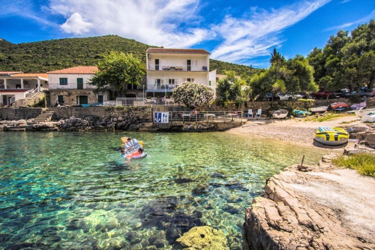 Apartmani Sea View Uvala Zaraće Gdinj Horvátország