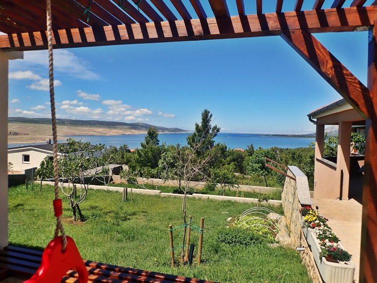 Apartment BOREAS-with panoramic view to the sea and Velebit Rovanjska Horvátország