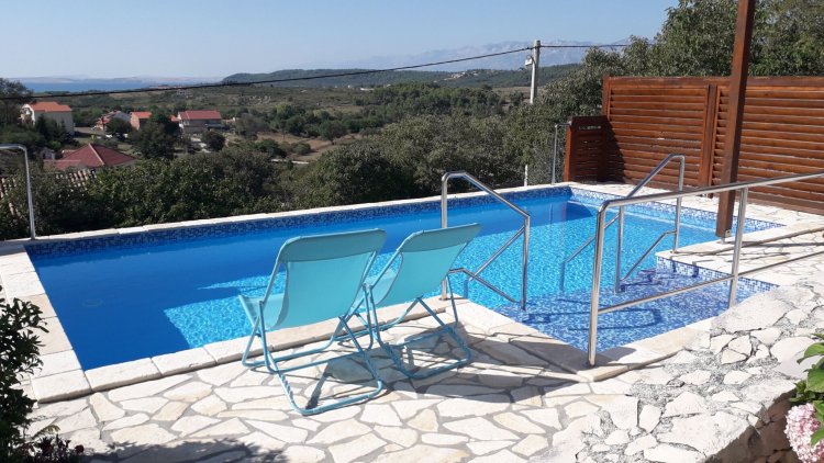 Rustic Apartment Mariva With Pool Ljubač Horvátország