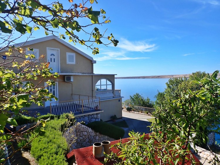 Apartment Jela-on the seafront Tribanj Horvátország