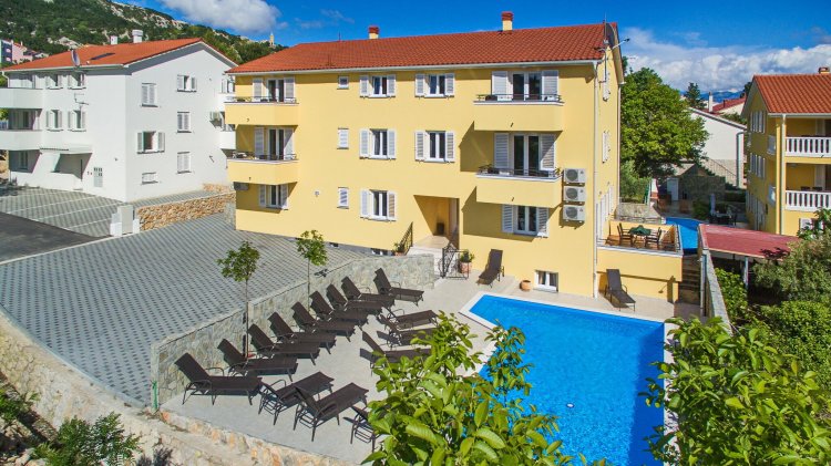 Apartmani Vila Gorica II Baska Horvátország